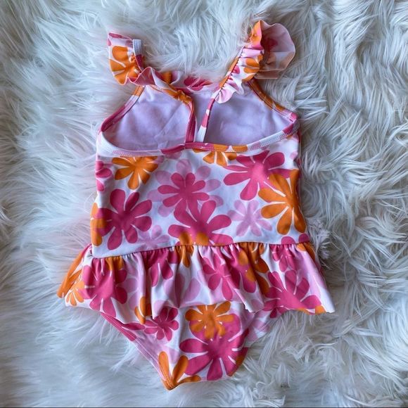 Floral One Piece Swim - Picture 3 of 5